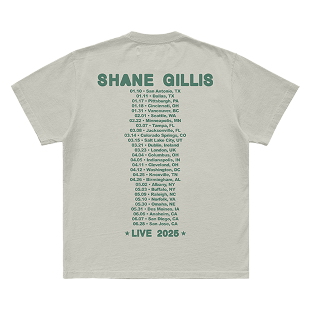 2025 Tour T-Shirt Back